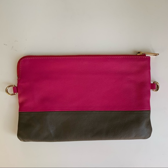 COPY Celine pink and grey leather pouch - Picture 2 of 16